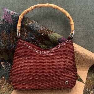 Etienne Aigner genuine leather handbag